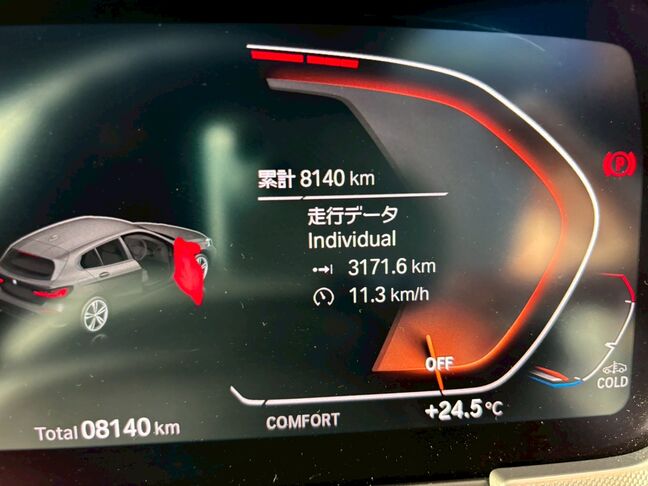 走行距離約1万キロの低走行車！